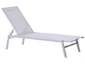 Steel Garden Sun Lounger Grey Noli