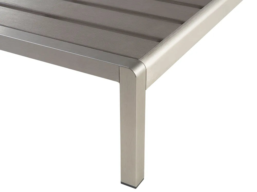 Garden Sun Lounger Grey Nardo