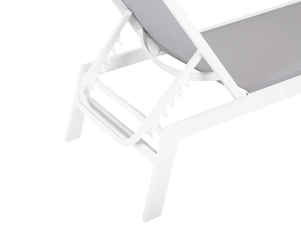 Garden Sun Lounger Grey Catania II