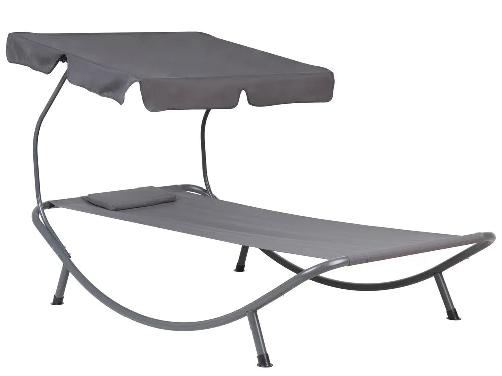 Sun Bed Grey Fabric Terno