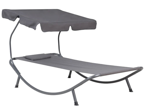 Sun Bed Grey Fabric Terno