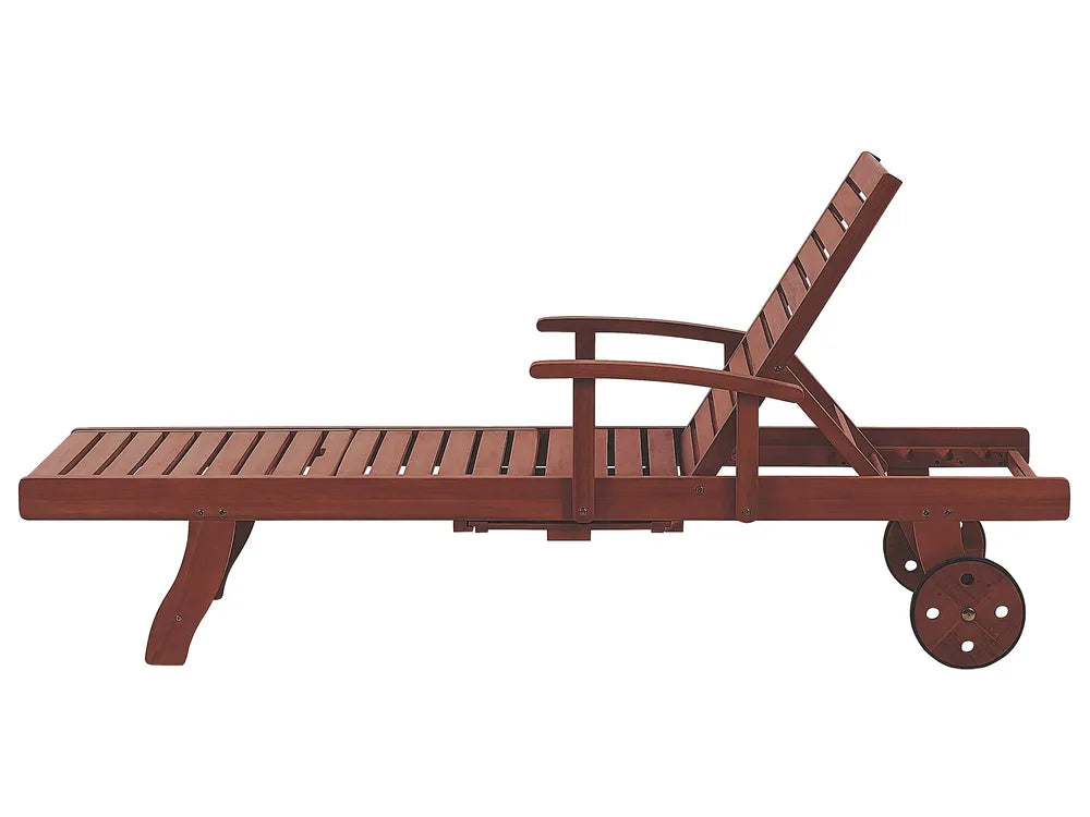 Acacia Wood Garden Sun Lounger Toscana